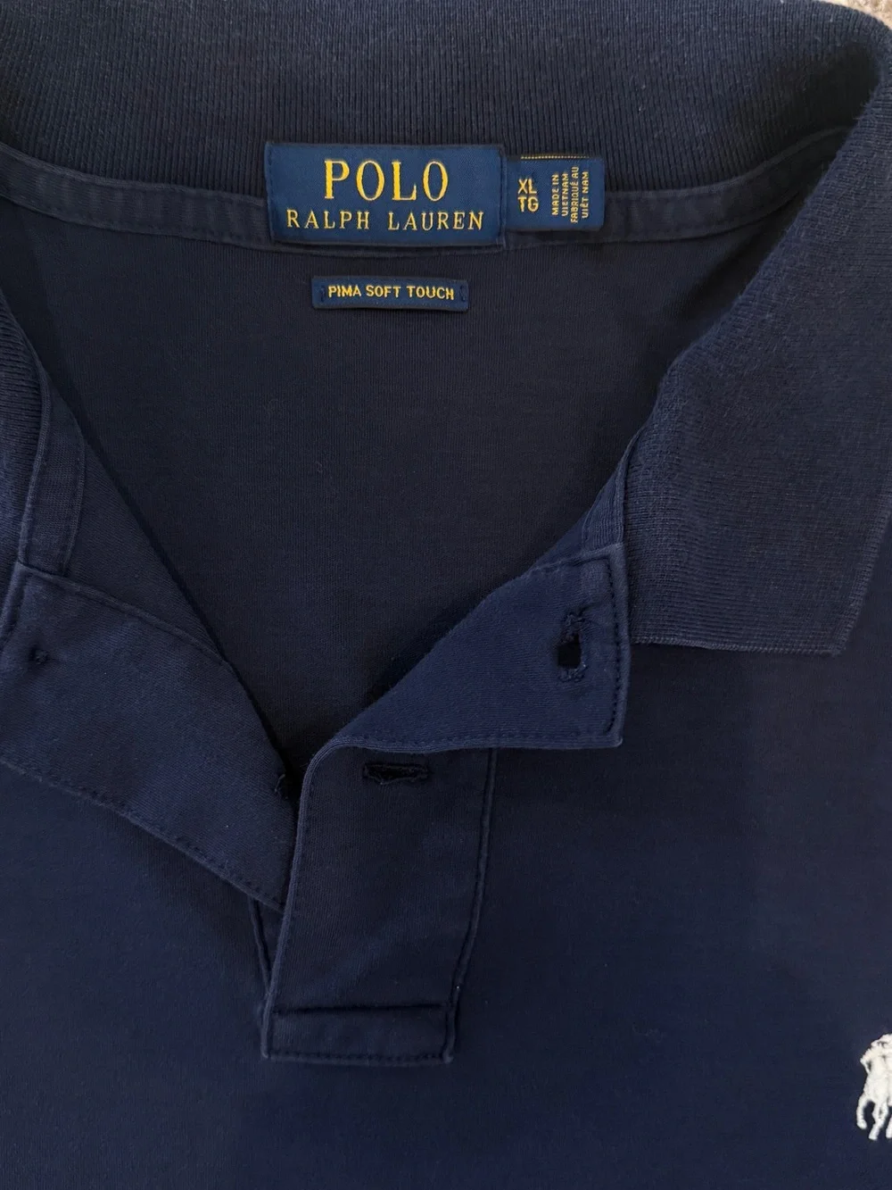 Ralph Lauren Polo Shirt in Navy with White Logo